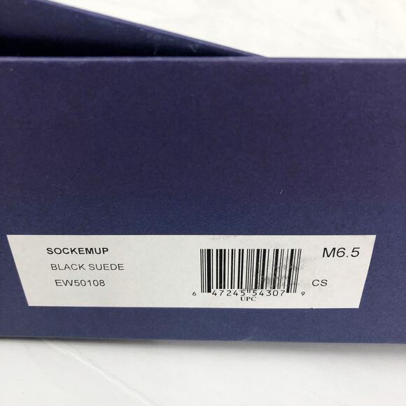 Stuart Weitzman Womens Sockemup Ankle Boots 6.5 Black Studded Suede - Picture 11 of 11